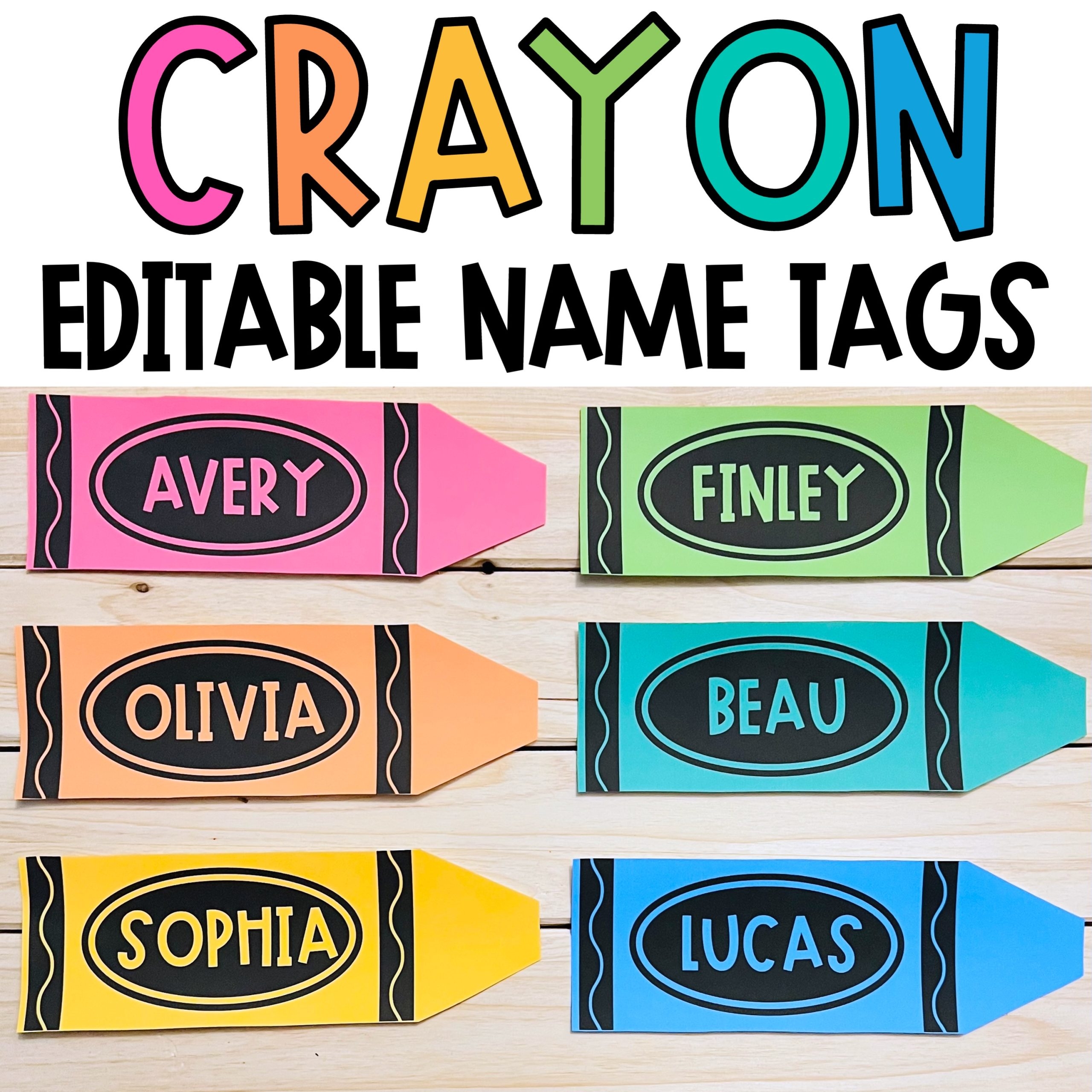 Free Printable Crayon Template