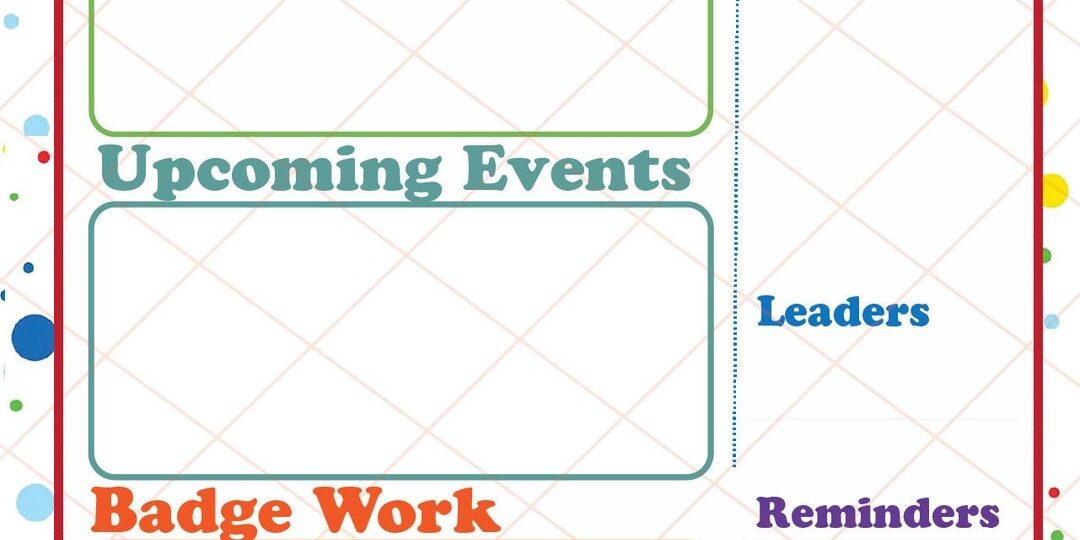 EDITABLE Girl Scout Troop Newsletter 8x10 Print At HOME Edit With Jettemplate Etsy