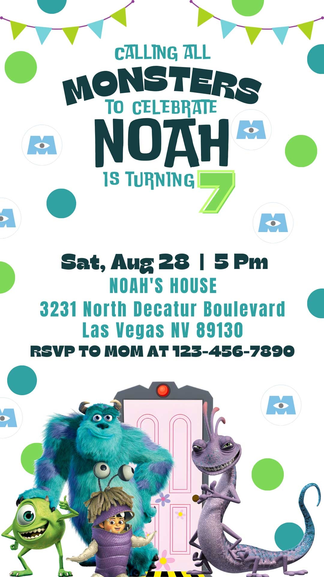 Free Printable Monster Inc Templates