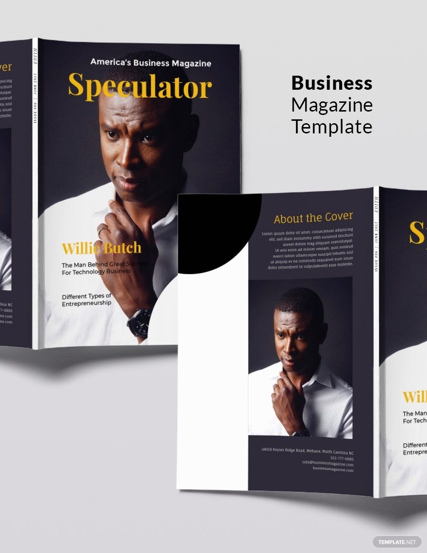 Editable Printable Magazine Templates In PSD To Download