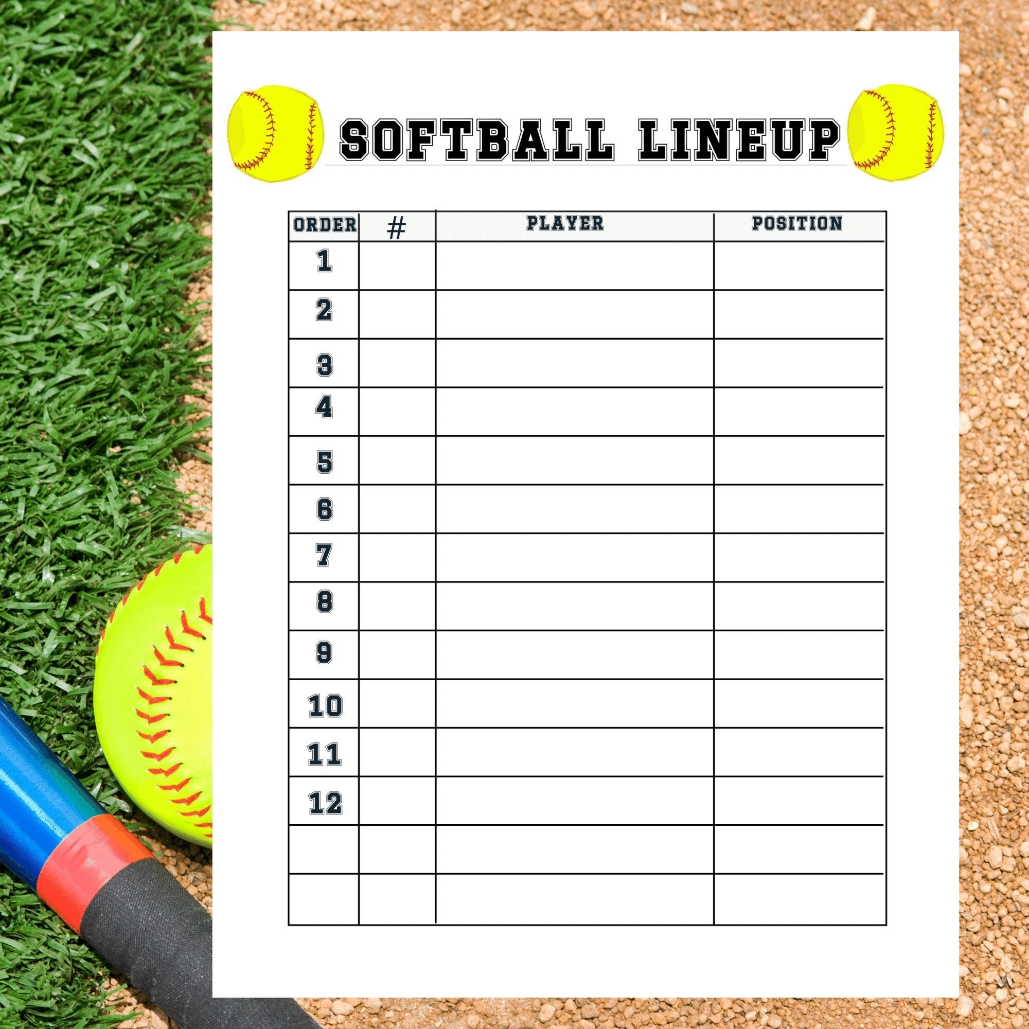 Editable Softball Lineup Card Printable softball Roster Chart Batting Lineup Dugout Organization Chart Etsy Editable Softball Lineup Card Printable softball Roster Chart Batting Lineup Dugout Organization Chart Etsy
