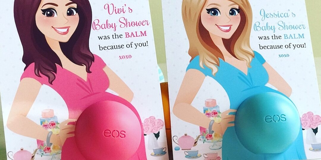 EOS Baby Shower Favors Tea Party Favors Printable Tags Personalized Thank You Favors For Eos Lip Balm Etsy