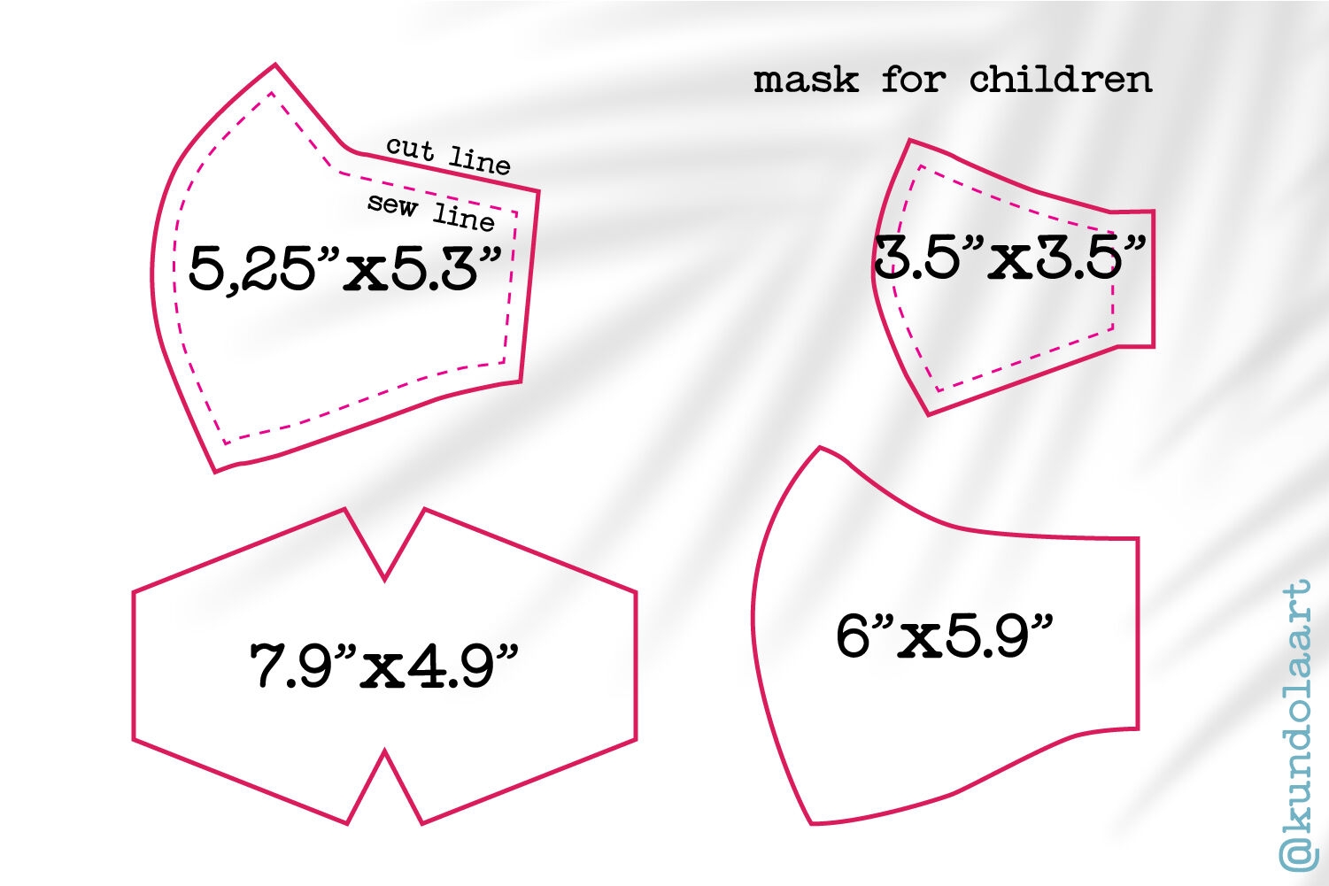 Face Mask Template SVG PNG BONUS By Klepsidra day TheHungryJPEG