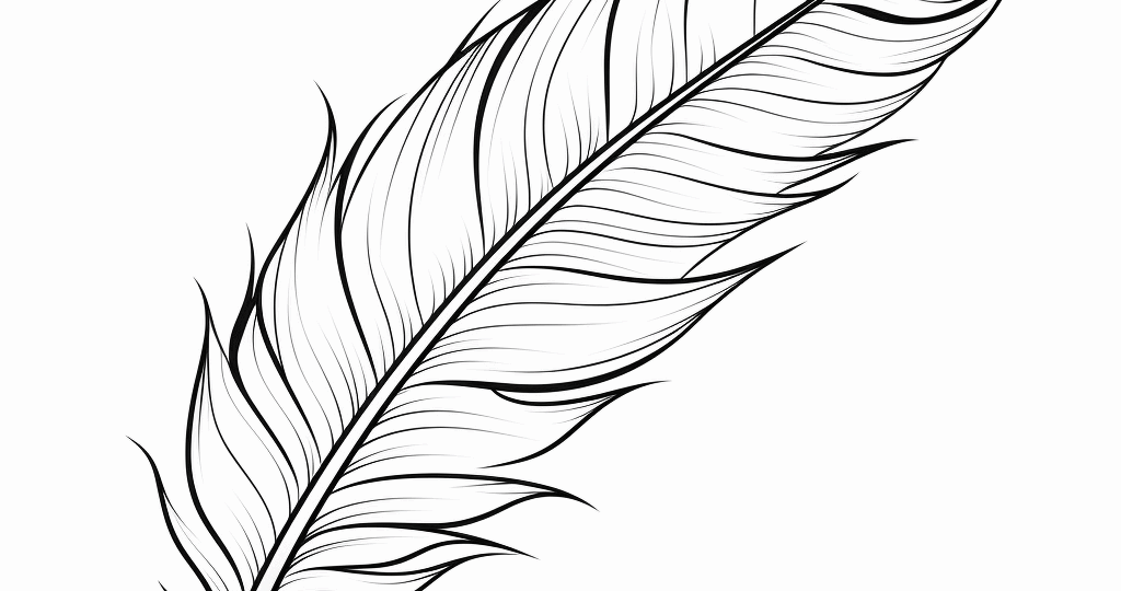 Feather Coloring Pages Free U0026 Printable