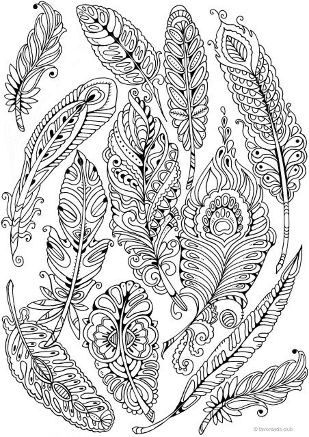Feathers Printable Adult Coloring Page From Favoreads coloring Book Pages For Adults And Kids Coloring Sheets Coloring Designs Etsy Israel Feathers Printable Adult Coloring Page From Favoreads coloring Book Pages For Adults And Kids Coloring Sheets Coloring Designs Etsy Israel
