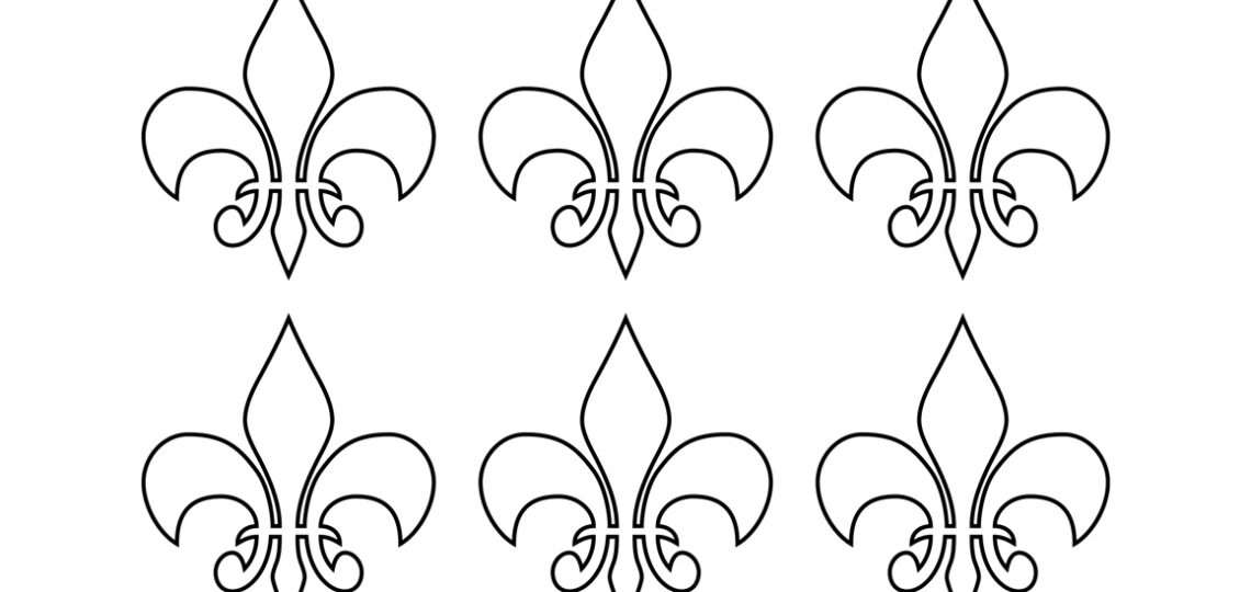 Fleur De Lis Templates Printable Fleur De Lis Shapes