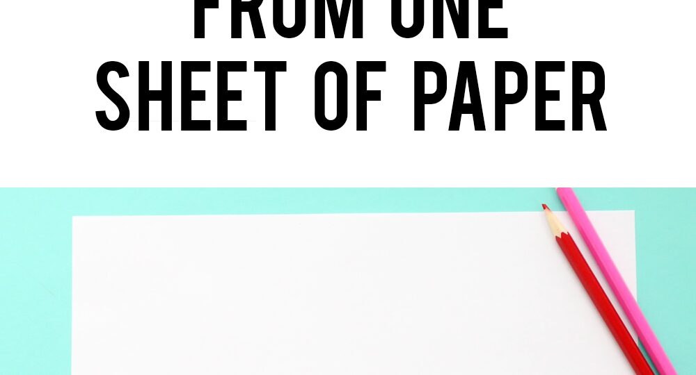 Foldables Make An 8 page Mini Book From One Sheet Of Paper