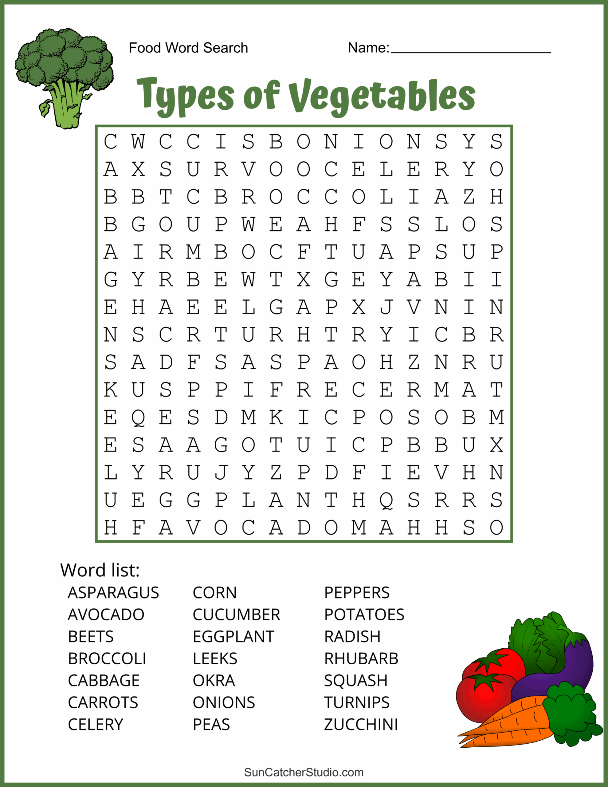 Large Print Word Search Free Printable