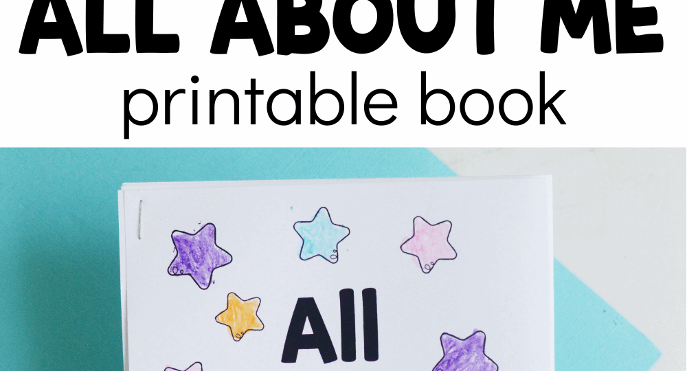 Free All About Me Printable Book Fun A Day