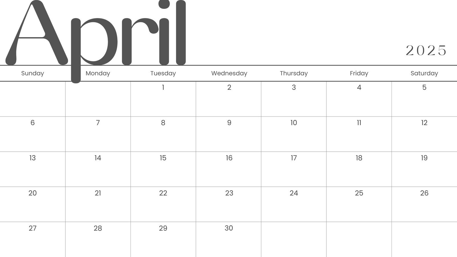 Free And Customizable April Templates