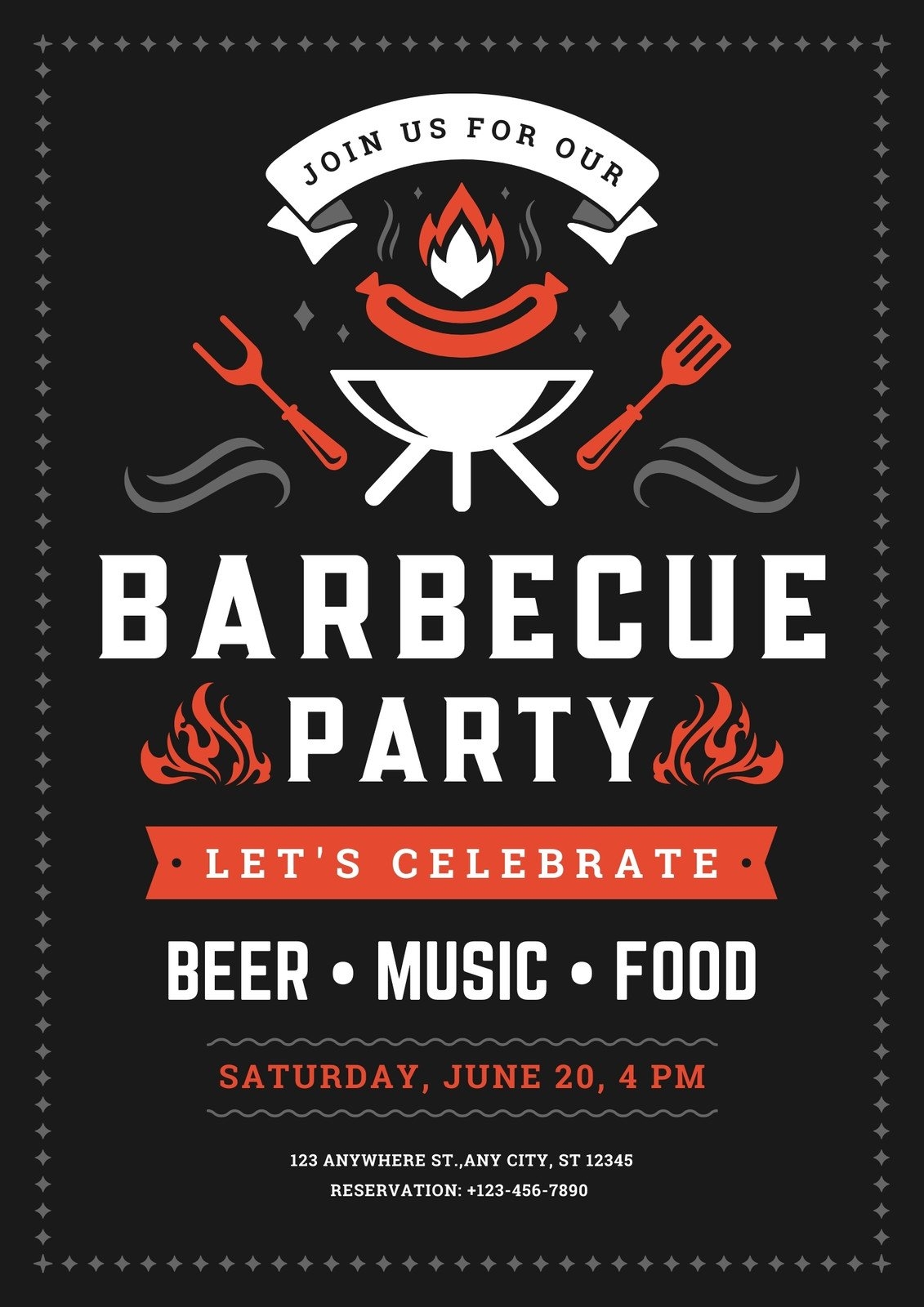 Free And Customizable Bbq Templates