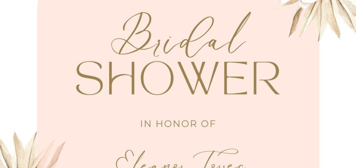 Free And Customizable Bridal Shower Templates