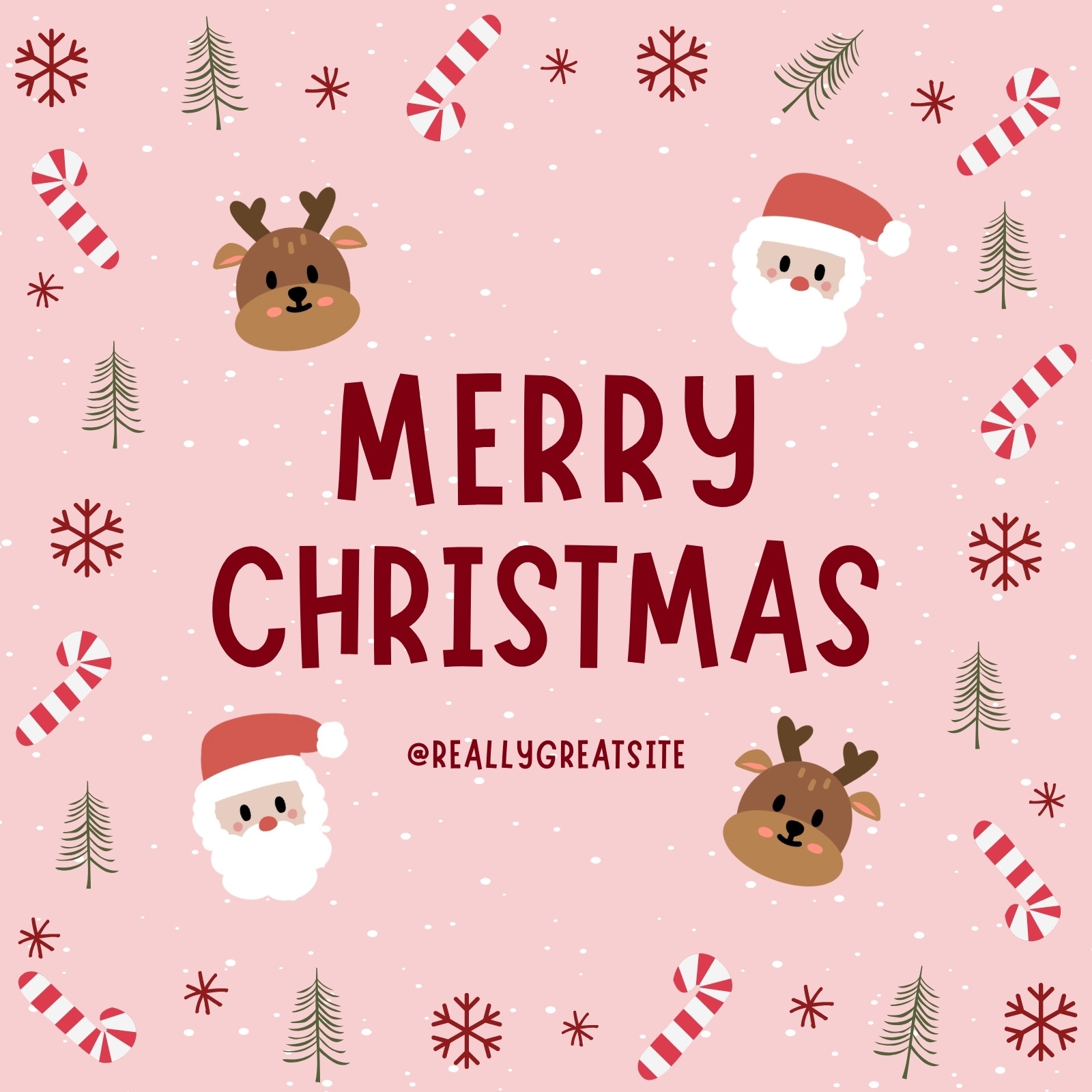 Free And Customizable Christmas Templates
