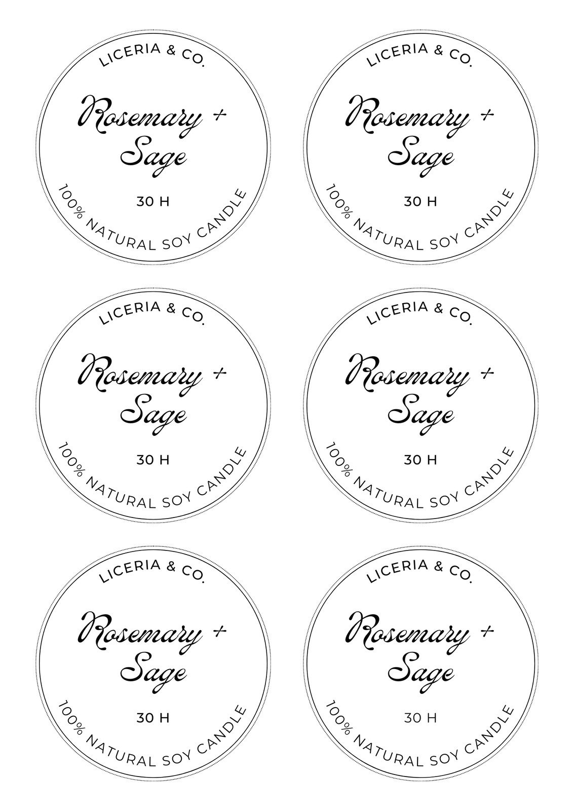 Free And Customizable Circle Sticker Templates