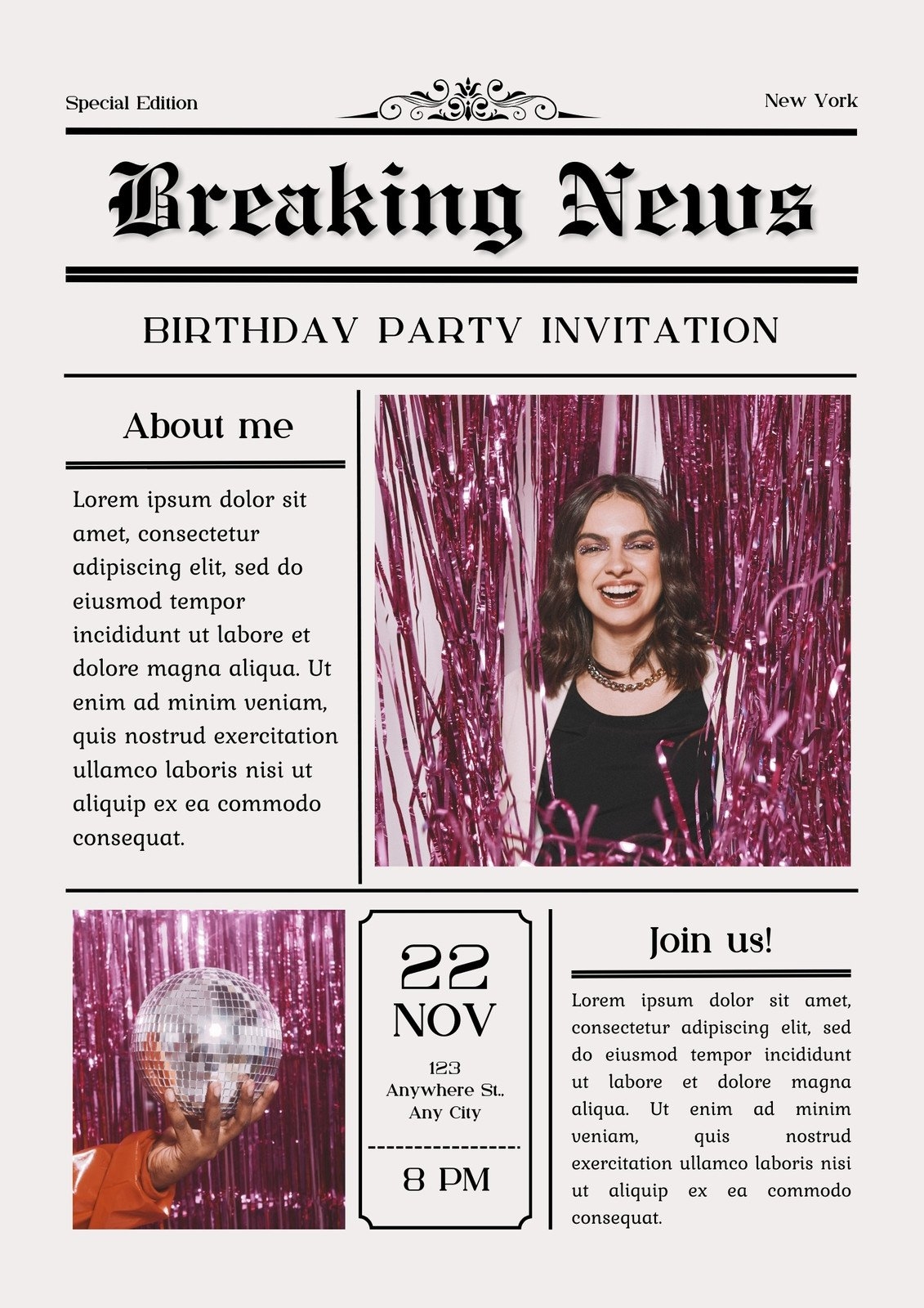 Free Printable Newspaper Templates