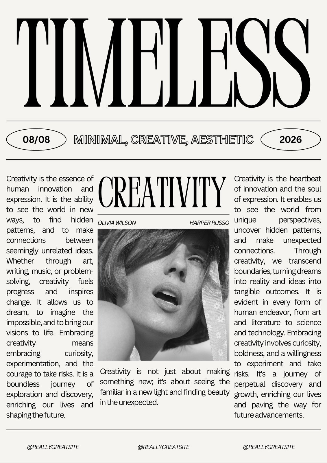 Free And Customizable Newspaper Templates