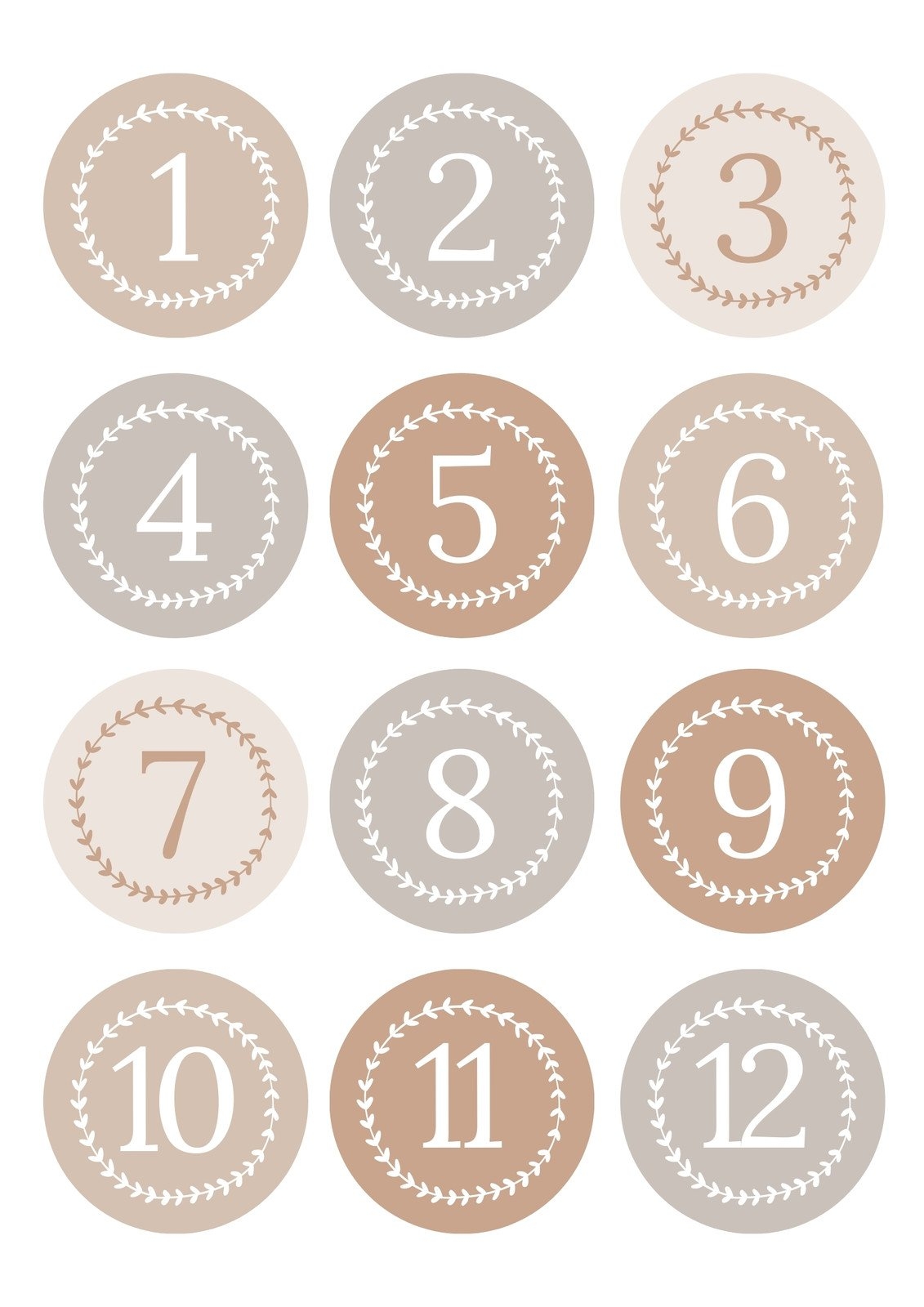 Free Printable Number Template Free Printable Number Template