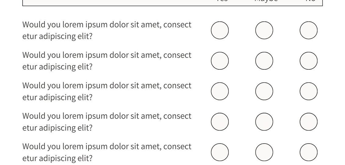 Free And Customizable Survey Templates