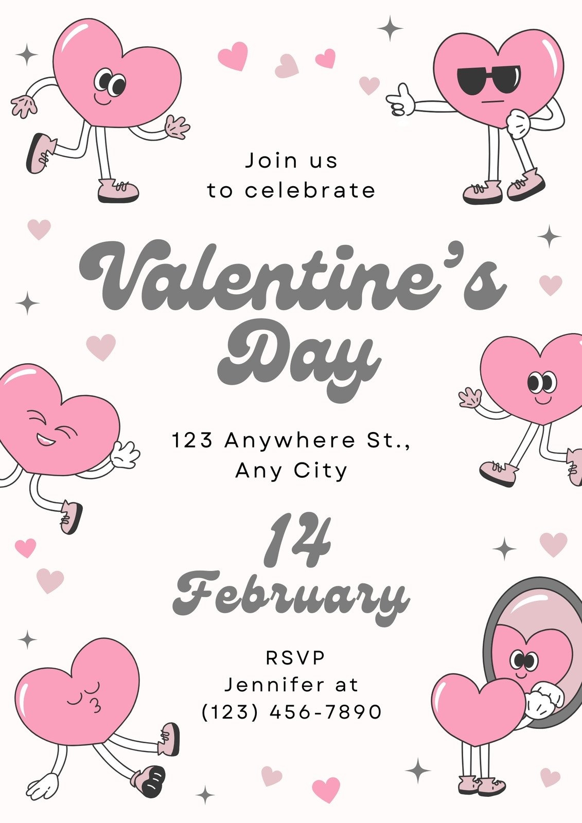 Free And Customizable Valentine s Day Flyer Templates Canva