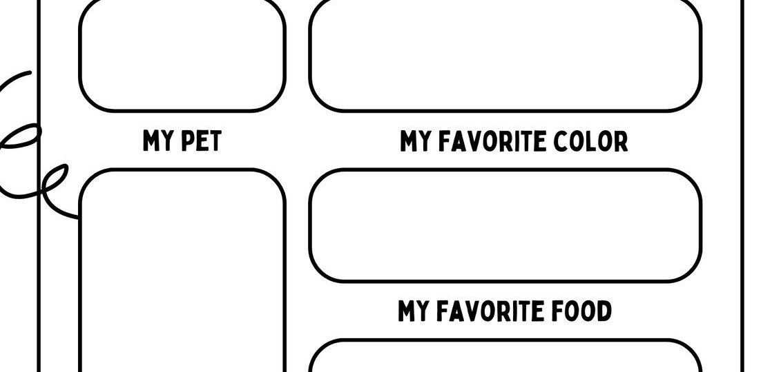 Free And Printable All About Me Worksheet Templates Canva