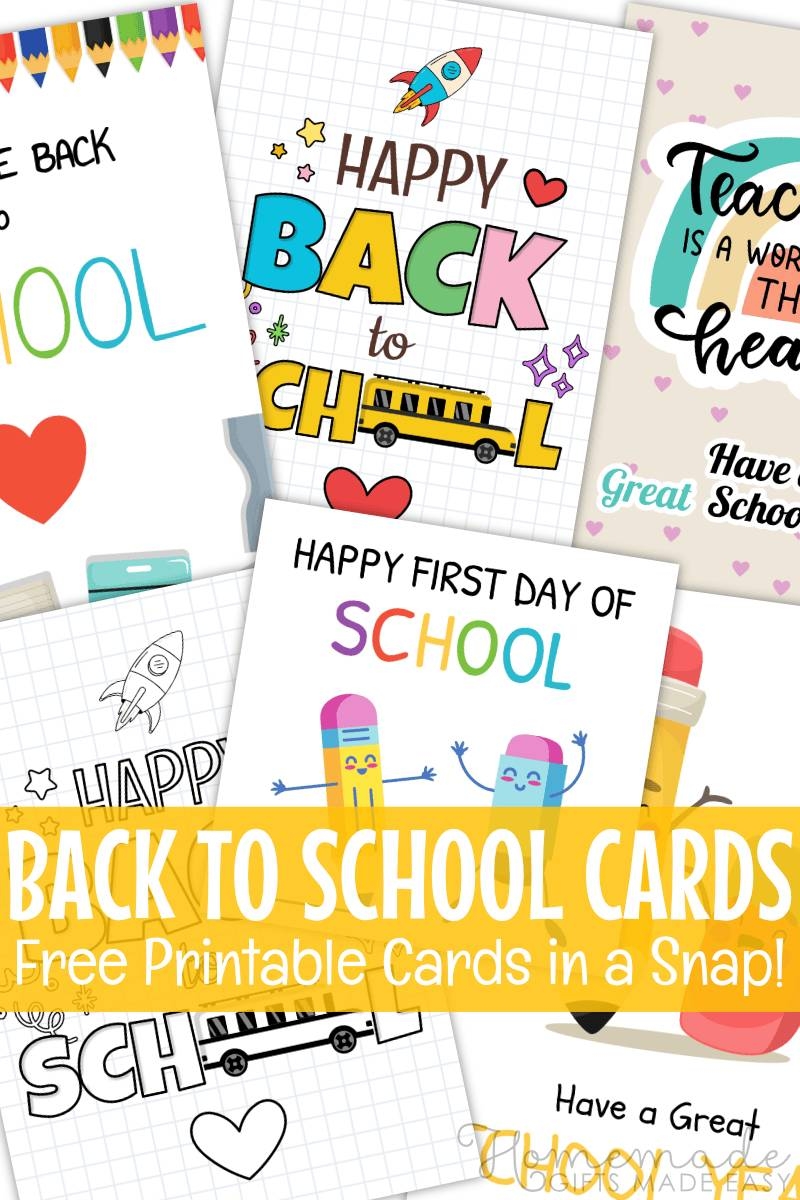 Free Back To School Printables For Students U0026 Teachers 
