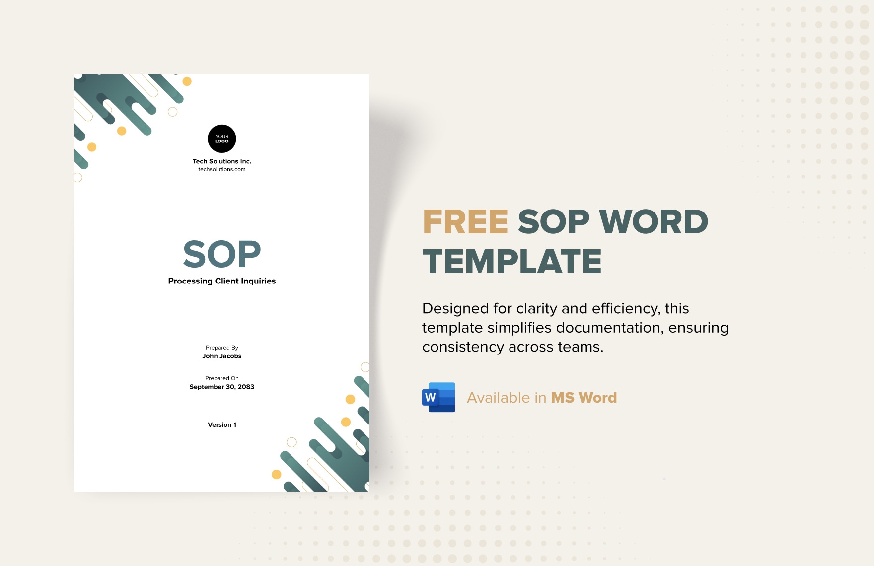 Free Beautiful Editable Word Templates To Download