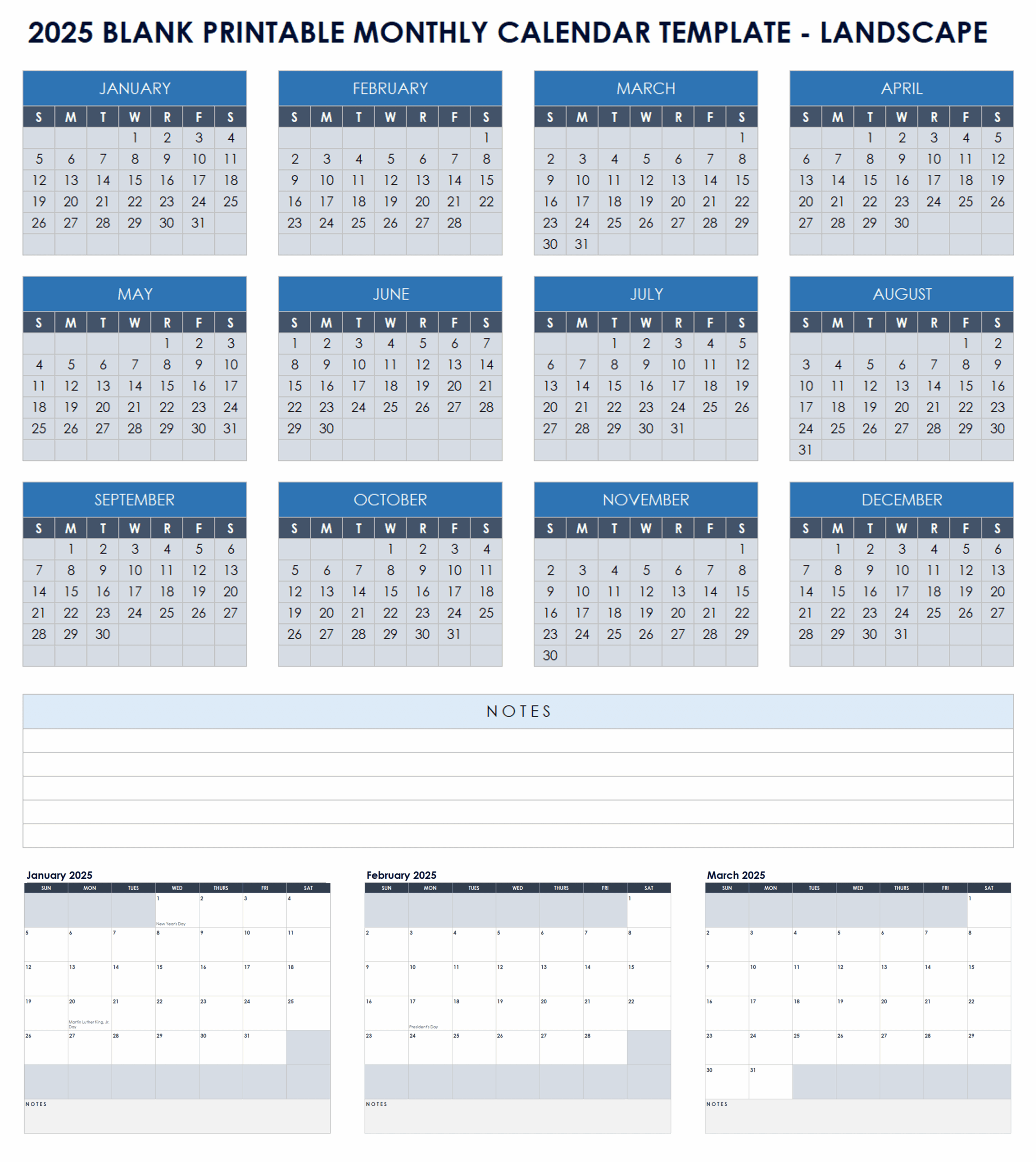 Blank Monthly Printable Calendar Blank Monthly Printable Calendar