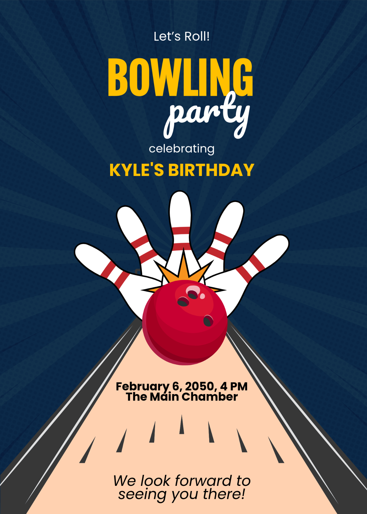Free Bowling Invitation Templates Editable And Printable Free Bowling Invitation Templates Editable And Printable