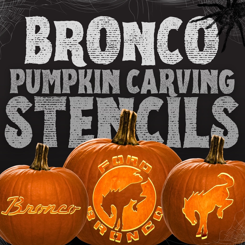 FREE Bronco Pumpkin Carving Stencils Bronco6G 2021 Ford Bronco U0026 Bronco Raptor Forum News Blog U0026 Owners Community