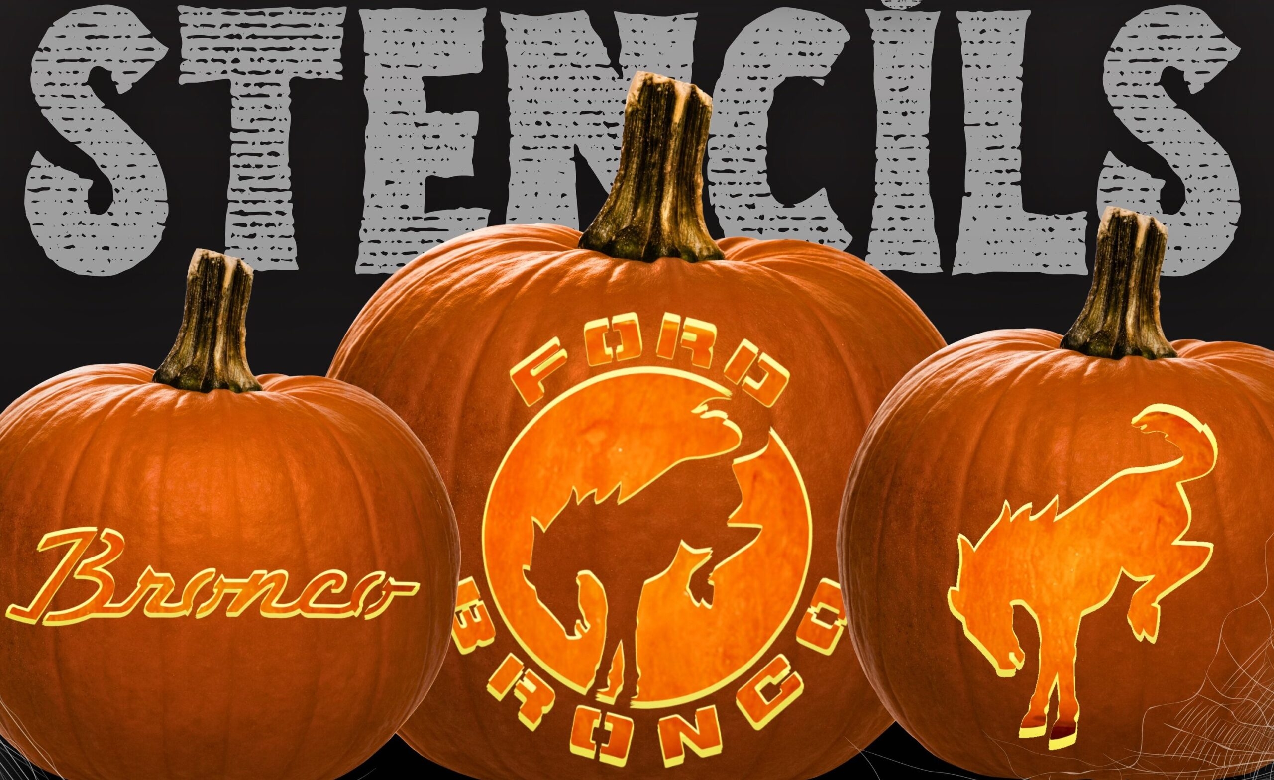 FREE Bronco Pumpkin Carving Stencils Bronco6G 2021 Ford Bronco U0026 Bronco Raptor Forum News Blog U0026 Owners Community