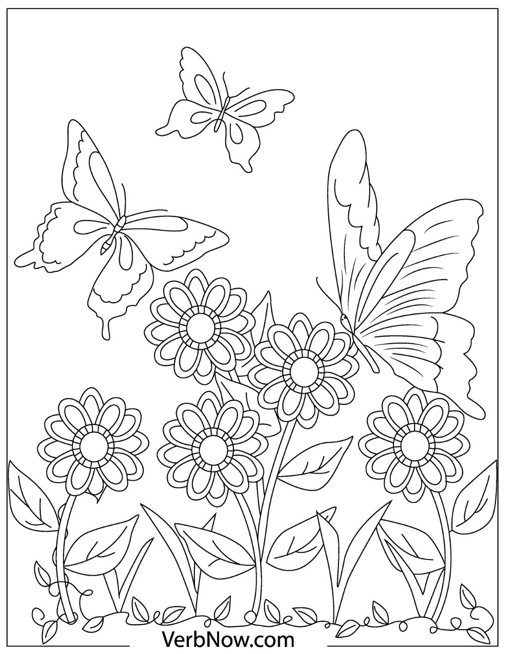 Free Butterfly Coloring Pages For Download Printable PDF Free Butterfly Coloring Pages For Download Printable PDF