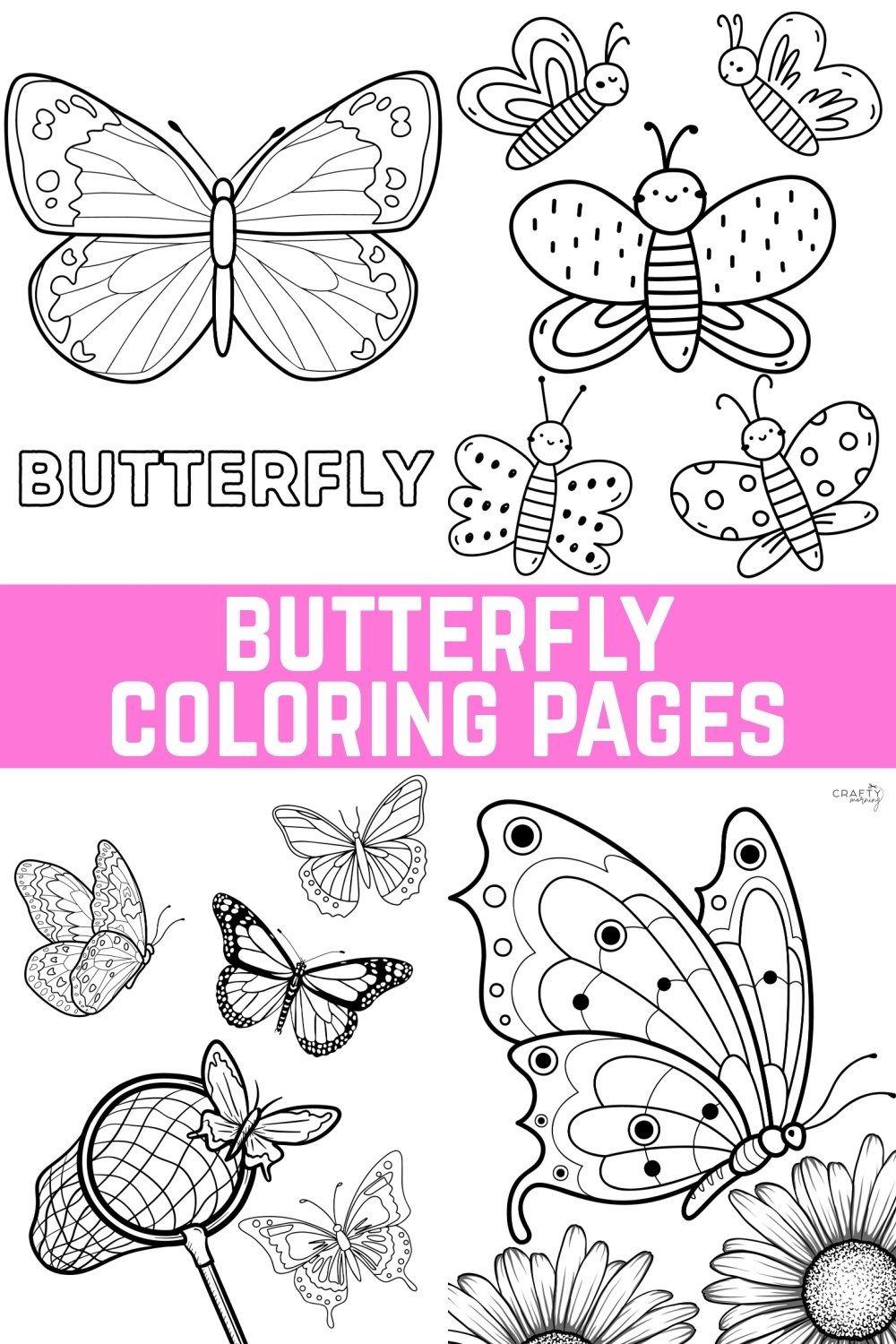Free Printable Butterfly Coloring Sheets