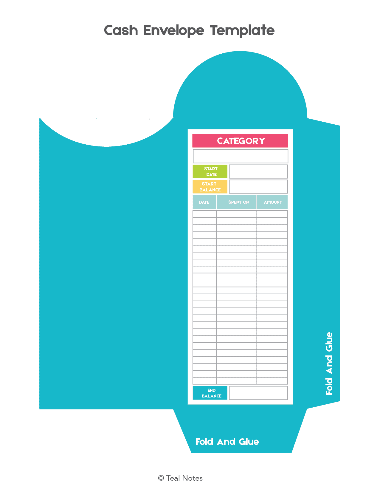FREE Cash Envelope Template This Is How You Use A Cash Budgeting Envelope To Stay Organized