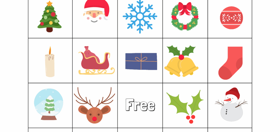 Free Christmas Bingo For Kids Arinsolangeathome