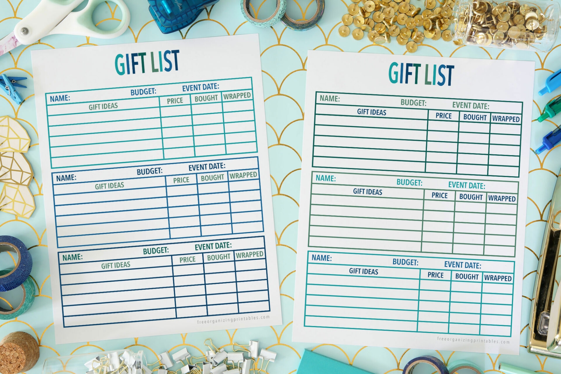Free Christmas Gift List Printable Free Organizing Printables Free Christmas Gift List Printable Free Organizing Printables