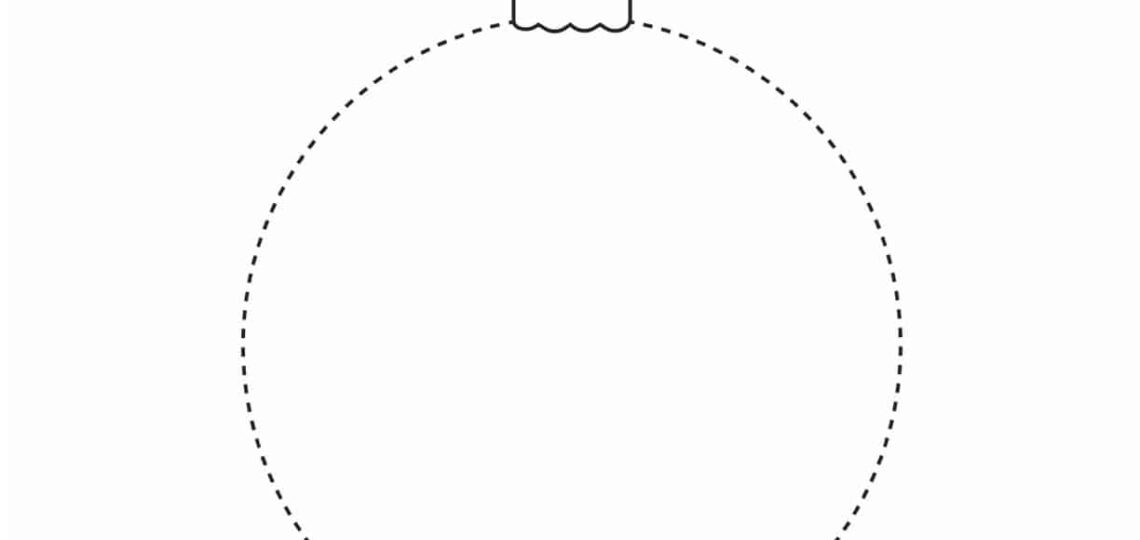 Free Christmas Ornament Template Printables U0026 Outlines Crazy Laura