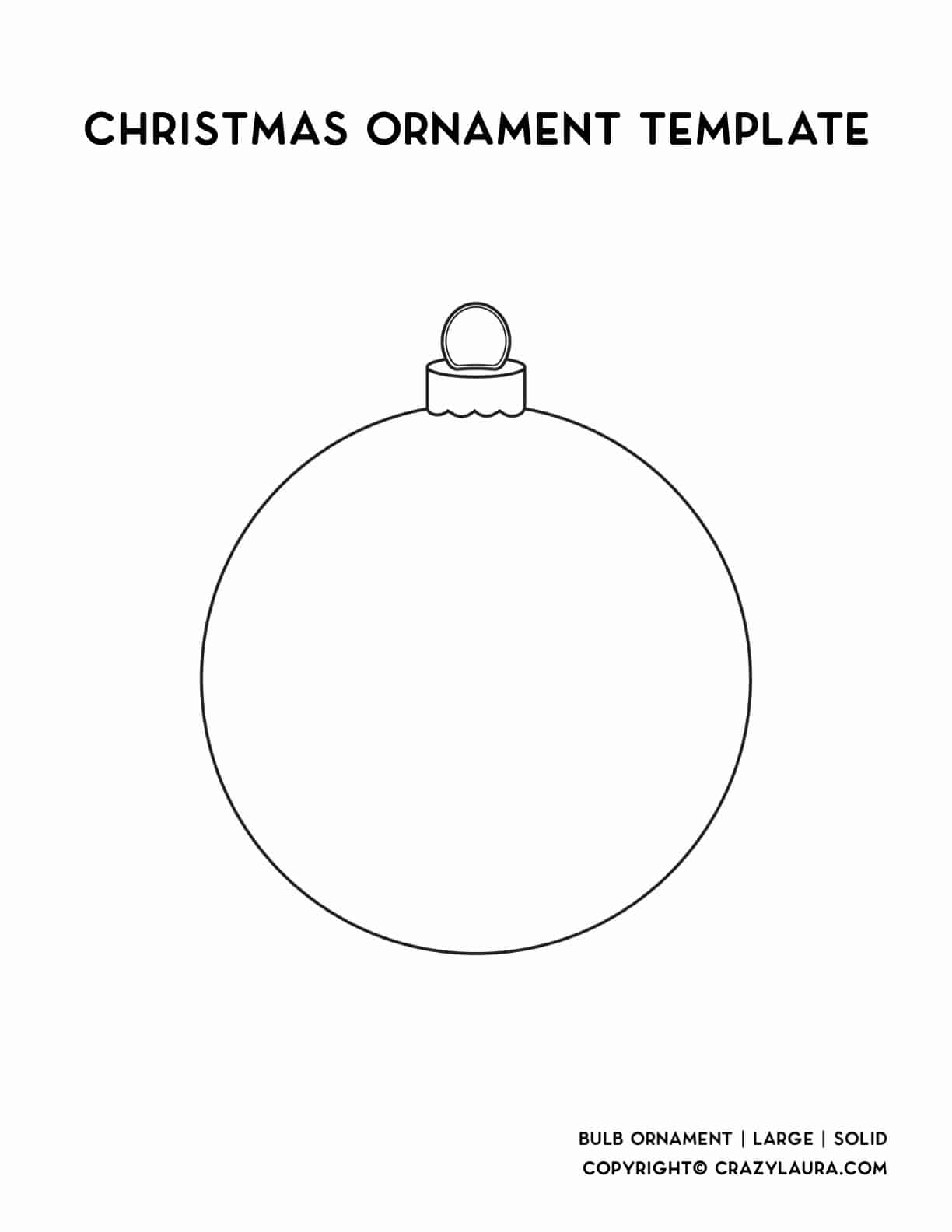 Free Christmas Ornament Template Printables U0026 Outlines Crazy Laura Free Christmas Ornament Template Printables U0026 Outlines Crazy Laura