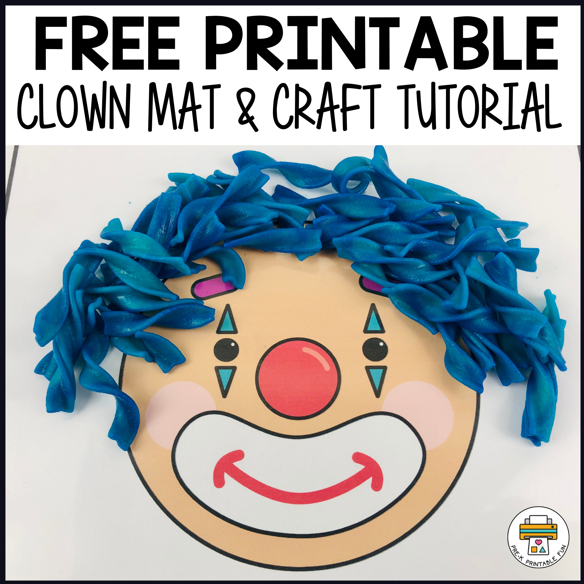 Free Printable Clown Template Free Printable Clown Template