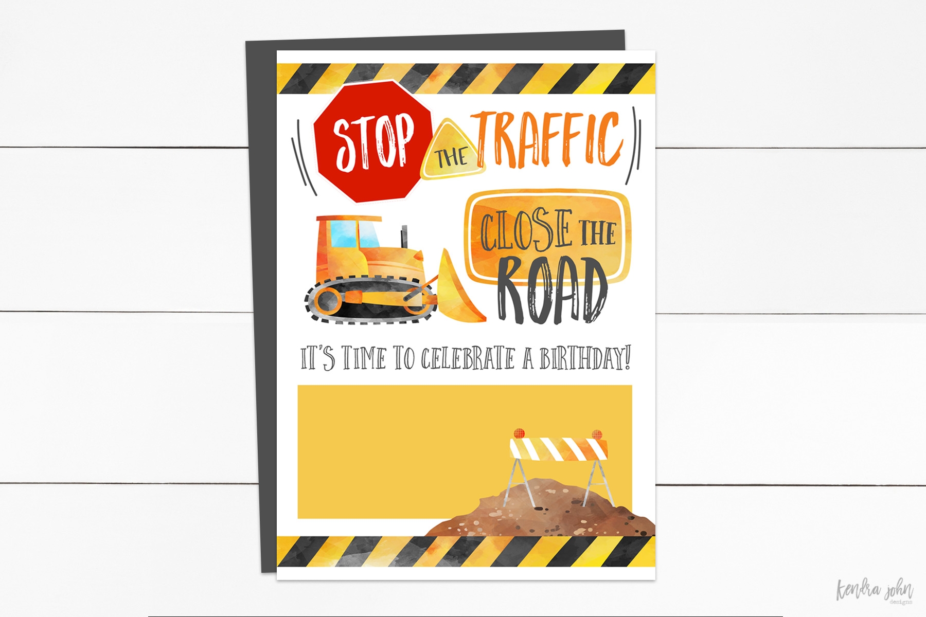 Free Construction Birthday Party Invitations Kendra John Designs Free Construction Birthday Party Invitations Kendra John Designs