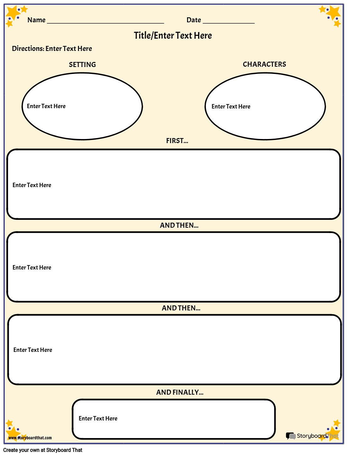 Free Creative Writing Worksheets StoryboardThat