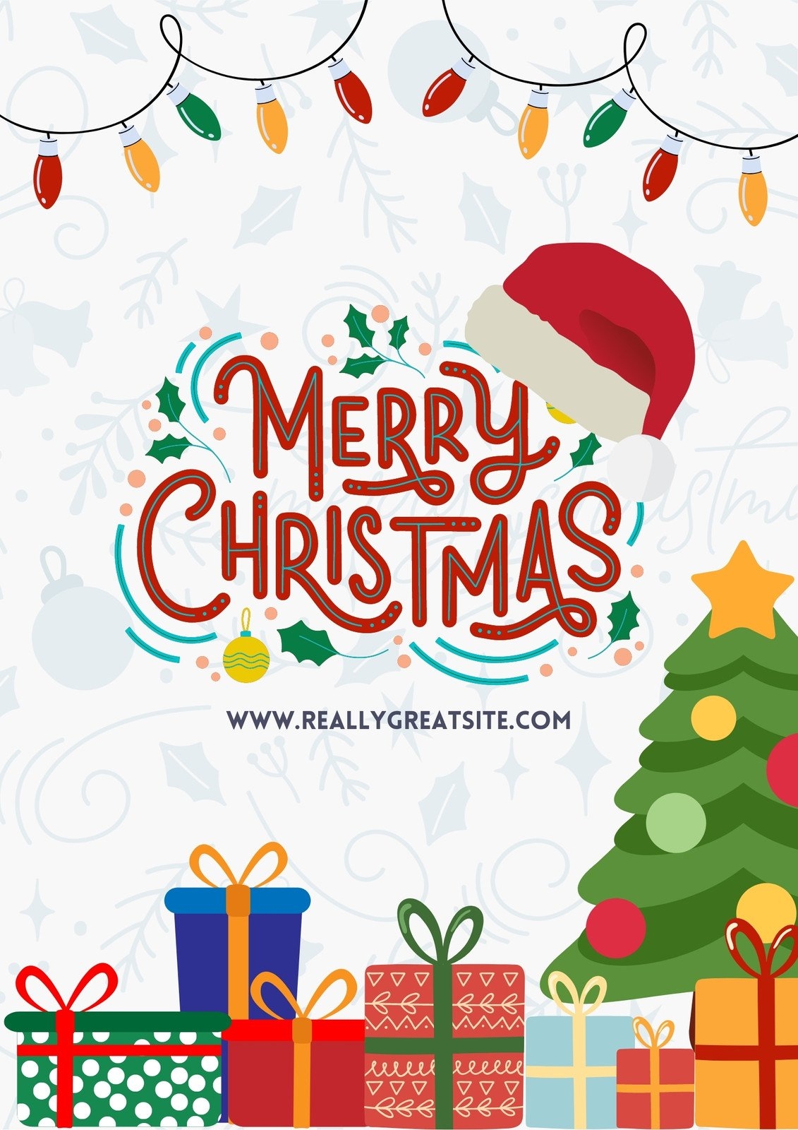 Free Custom Printable Christmas Poster Templates Canva