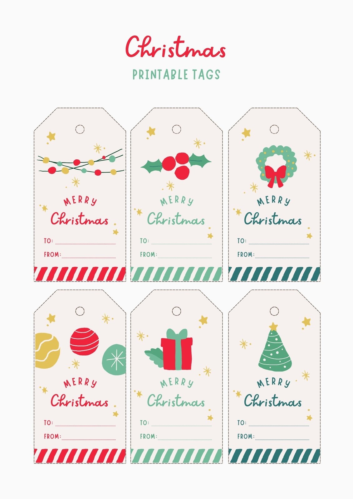 Free Custom Printable Christmas Tag Templates Canva Free Custom Printable Christmas Tag Templates Canva