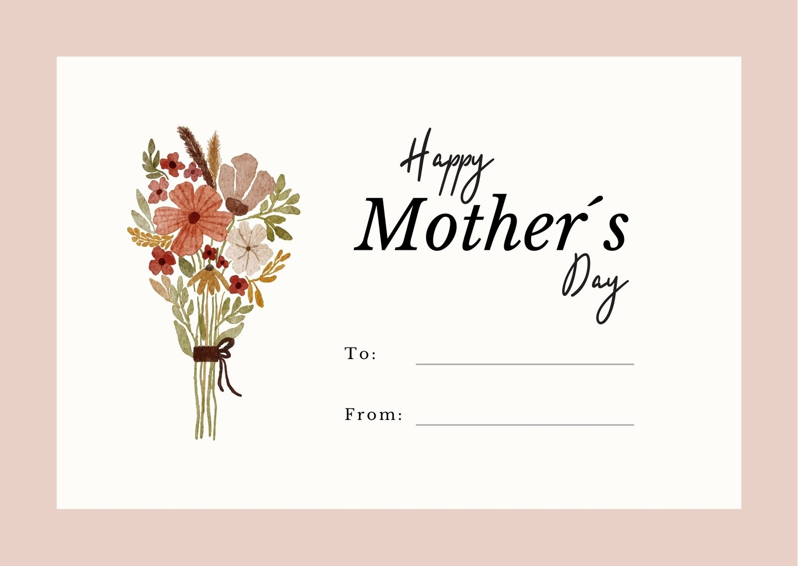 Free Custom Printable Mother s Day Card Templates Canva Free Custom Printable Mother s Day Card Templates Canva