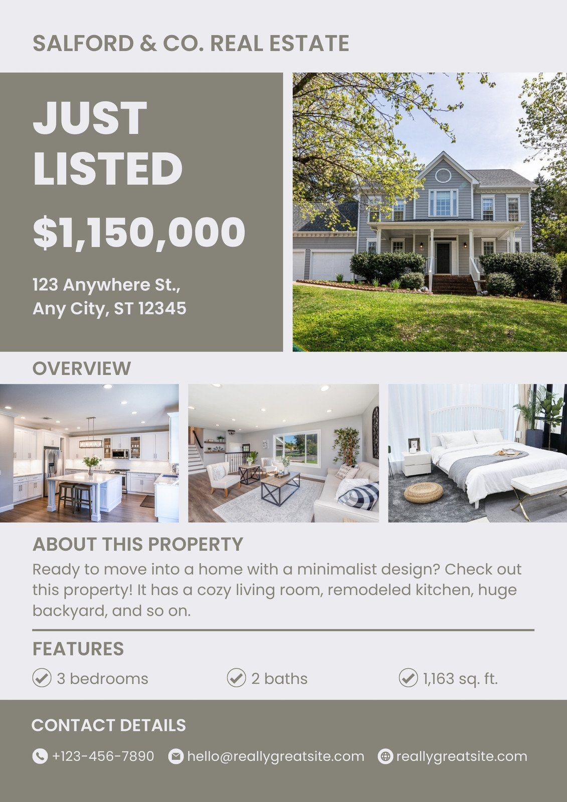 Printable Free Flyer Templates Real Estate