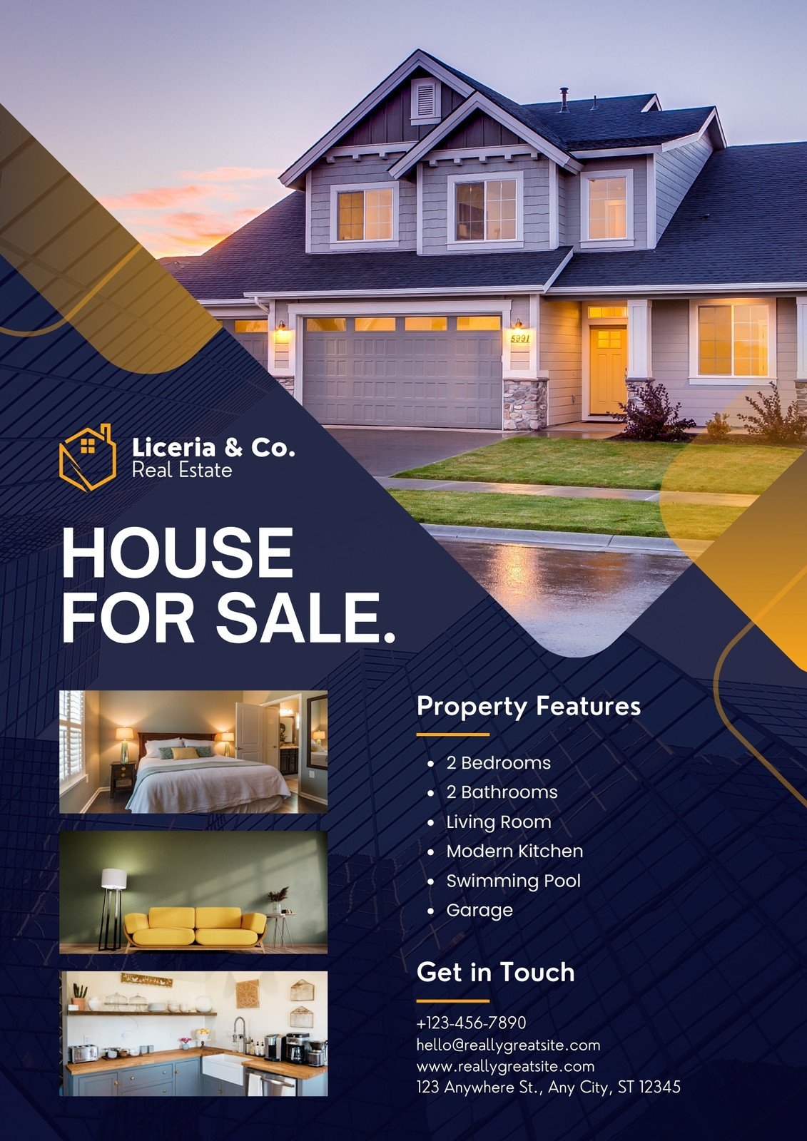 Free Custom Printable Real Estate Flyer Templates Canva Free Custom Printable Real Estate Flyer Templates Canva