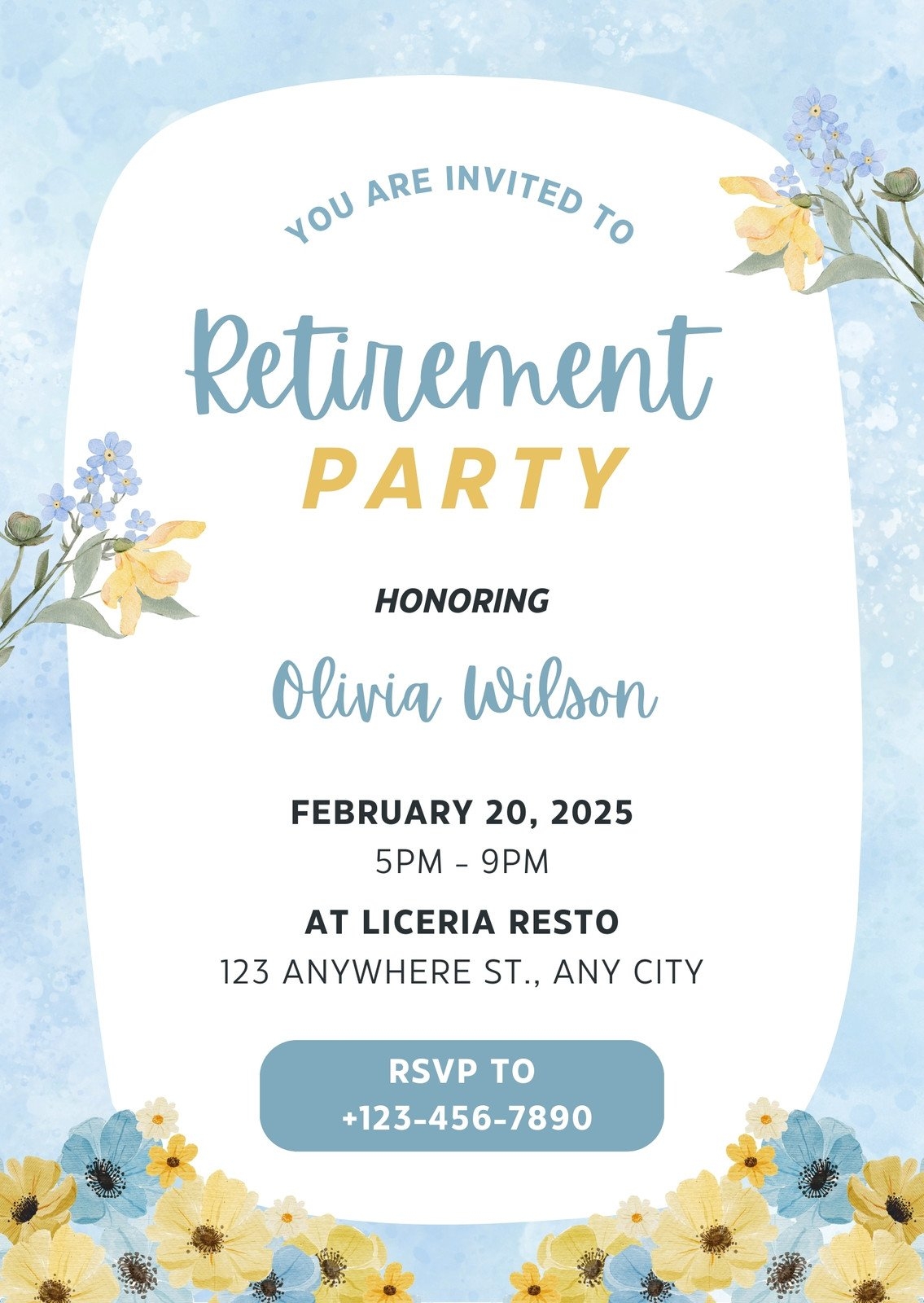 Free Custom Printable Retirement Party Invitation Templates Canva Free Custom Printable Retirement Party Invitation Templates Canva
