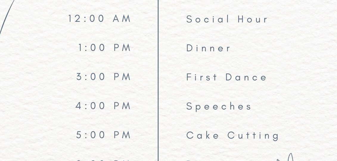 Free Custom Printable Wedding Program Templates Canva