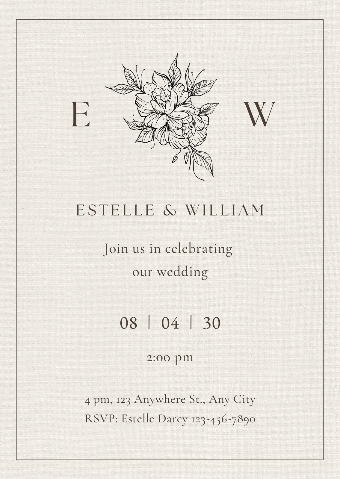 Free Printable Wedding Templates Rustic