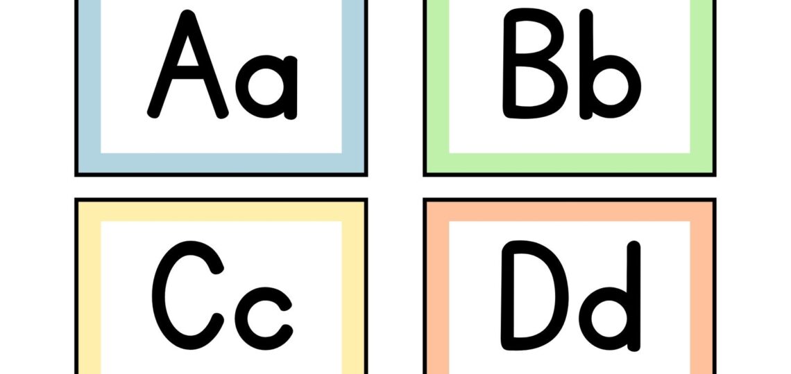 Free Customizable Alphabet Flashcard Templates Canva