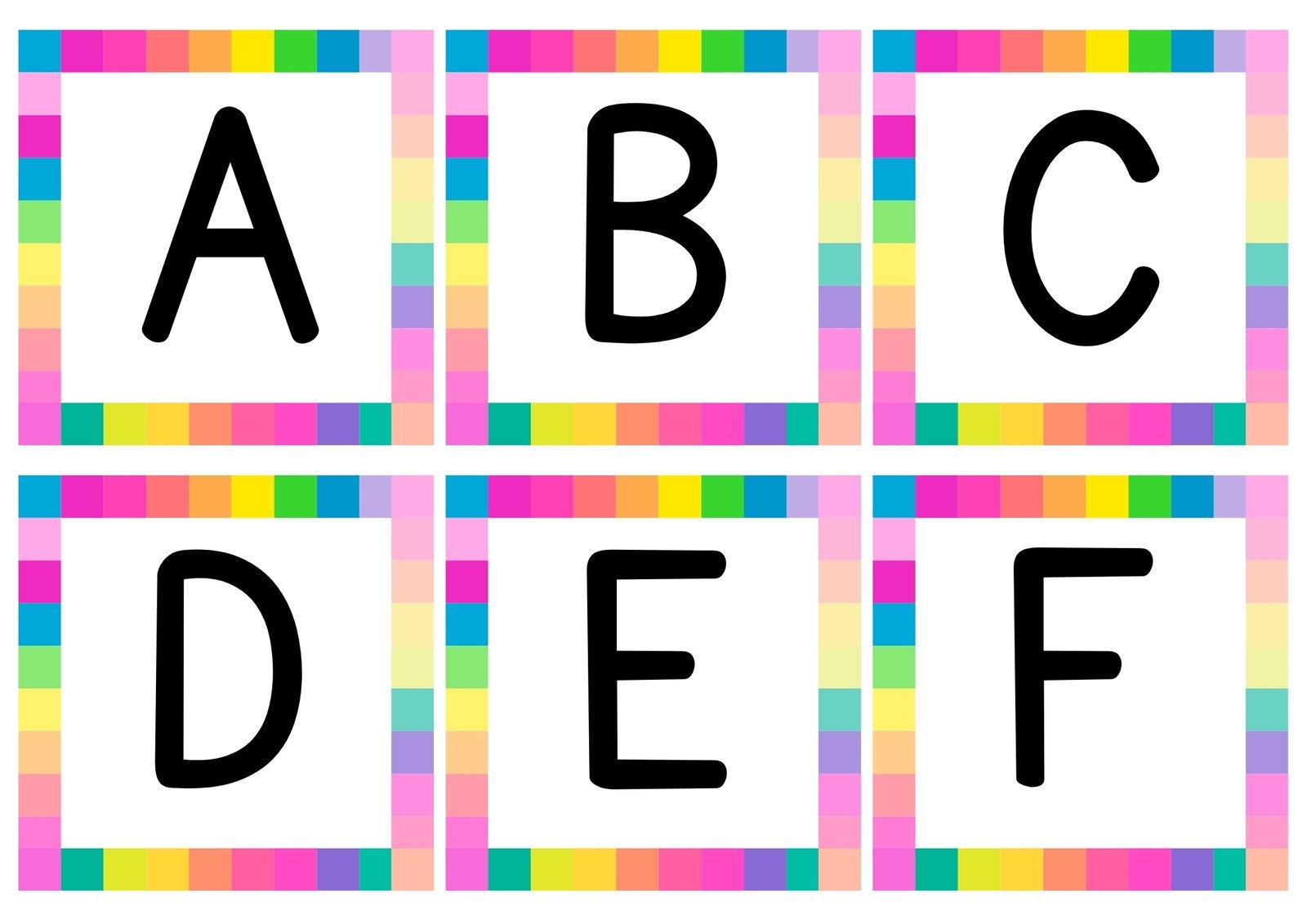 Free Customizable Alphabet Flashcard Templates Canva